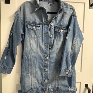 Distressed Denim Jacket